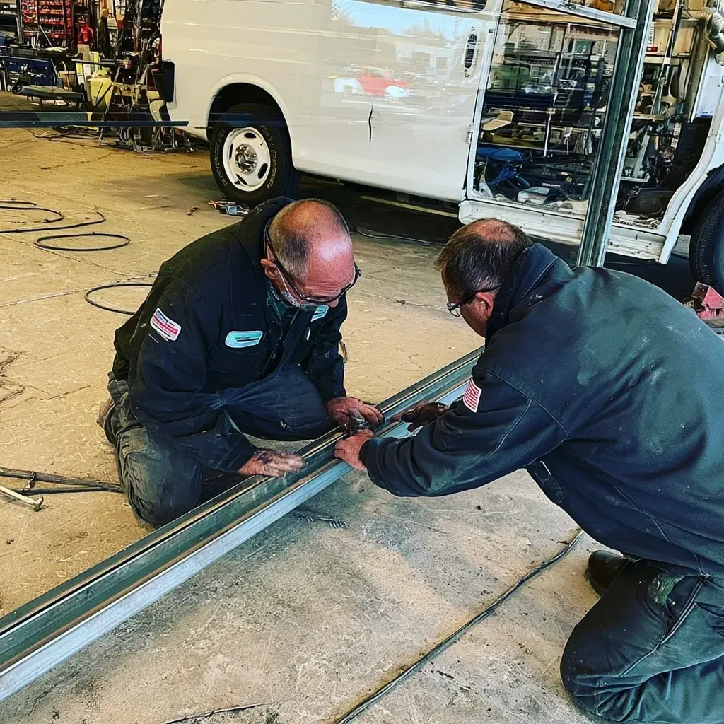 Residential garage door spring repair in Hamilton, OH